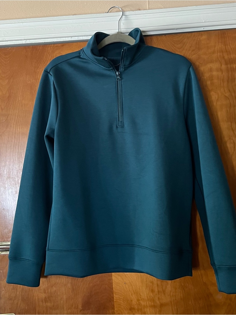 Menās Teal All in Motion Sleek Spacer 1/2 Zip (size S)